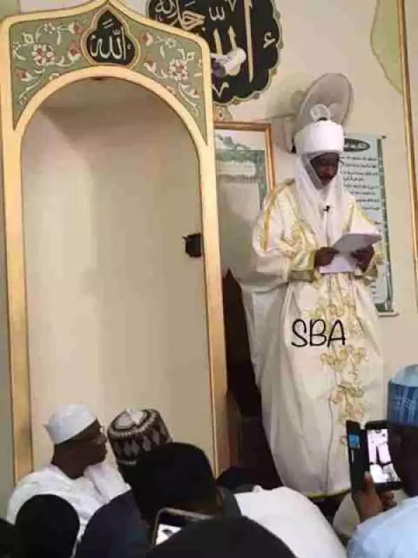Emir Sanusi Leads Friday Prayer At Old Kent Mosque In London (Photos) 